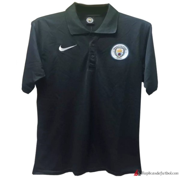 Polo Manchester City 2017-2018 Negro